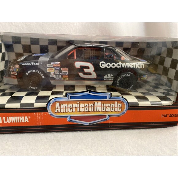 Dale Earnhardt Ertl American Muscle #3 GM Goodwrench 1:18 Diecast Car Box - Picture 6 of 7